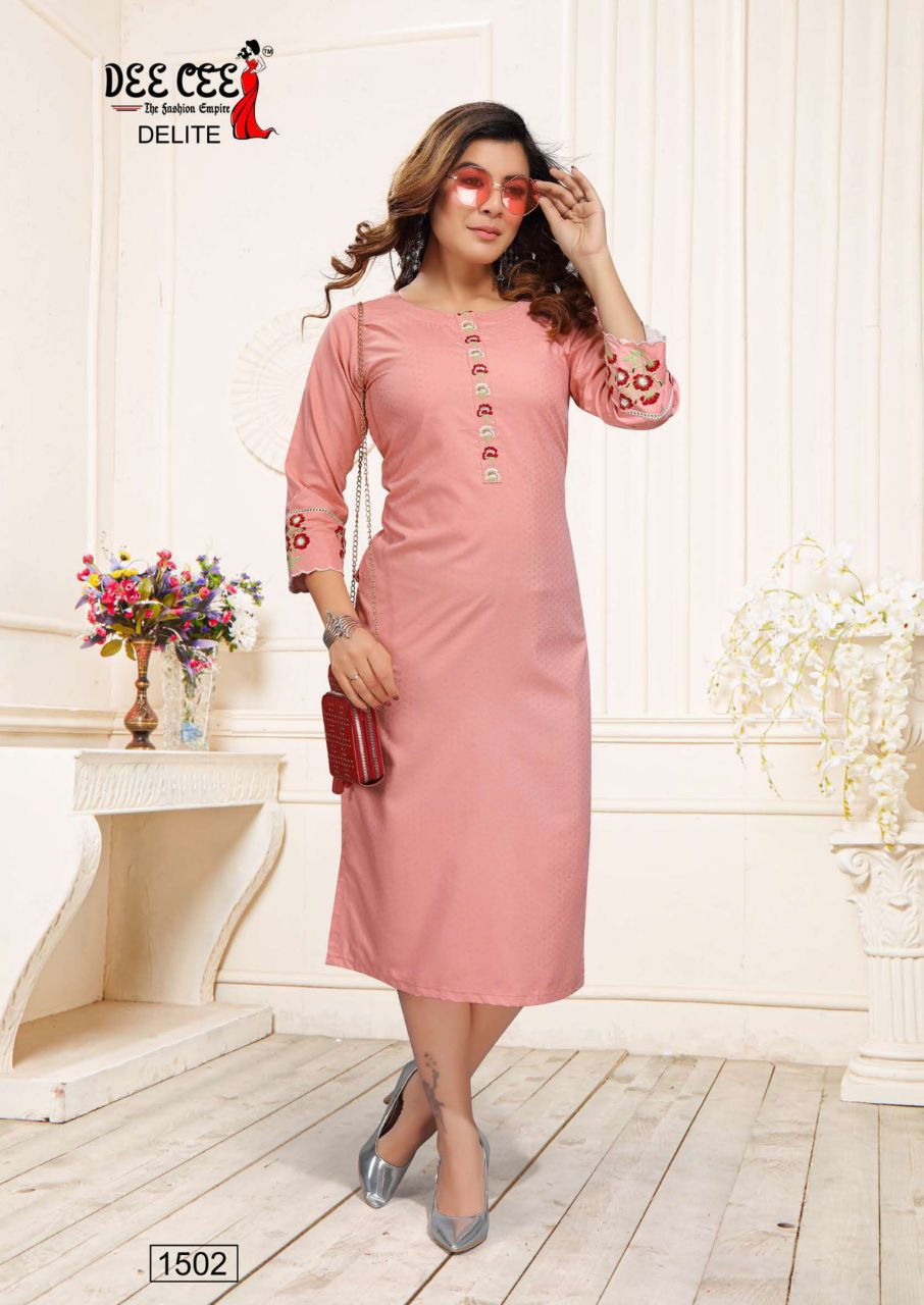 Deecee Delite Regular Wear Fancy Designer Kurti Collection